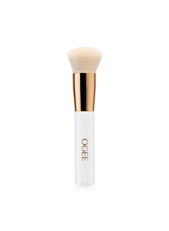 Ogee Blender Brush - Professional Quality Makeup Brush - Ultra-Soft Foundation Brush with Vegan Bristles for Flawless Makeup Application