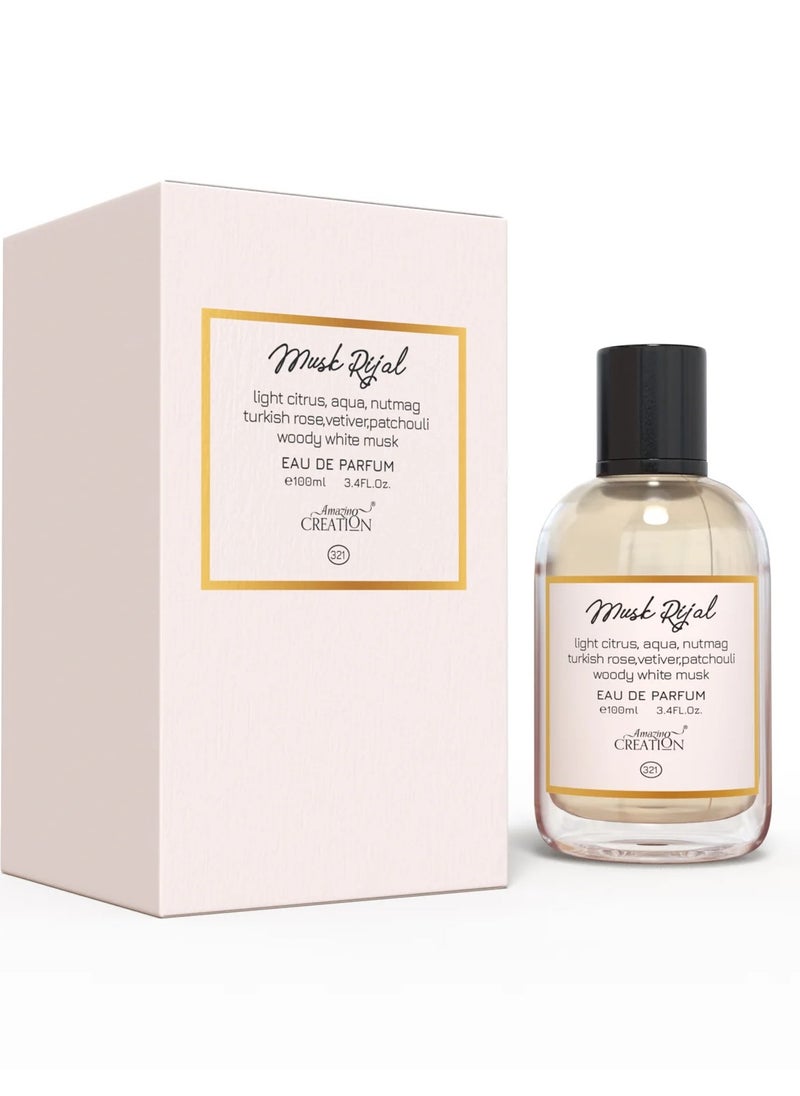 Amazing Creation Musk Rijal EDP For Men 100ml PFB0321