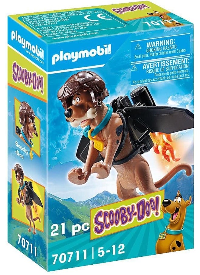 Playmobil SCOOBY-DOO! 70711 Collectible Pilot Figure, for Children Ages 5+
