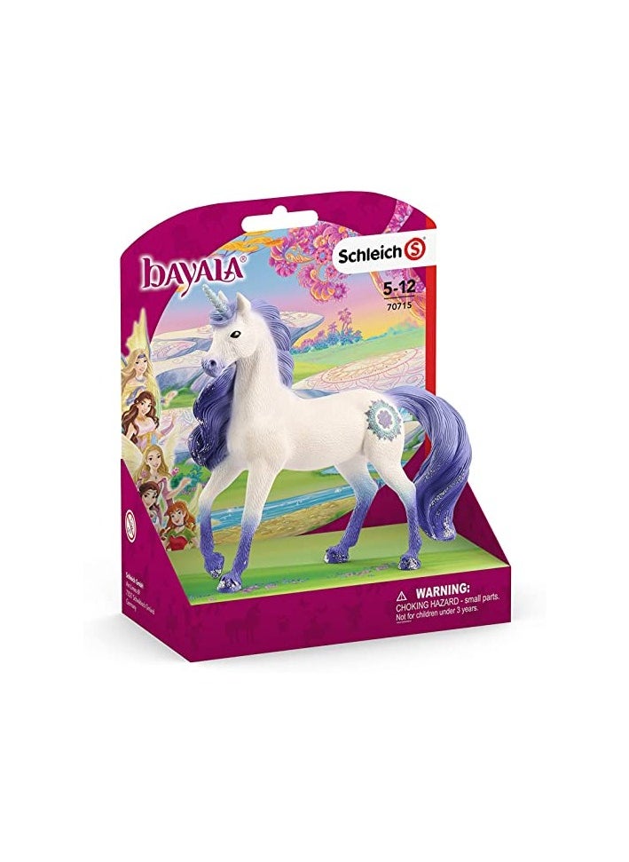 bayala, Unicorn Toys for Girls and Boys, Mandala Unicorn Stallion Unicorn Figure