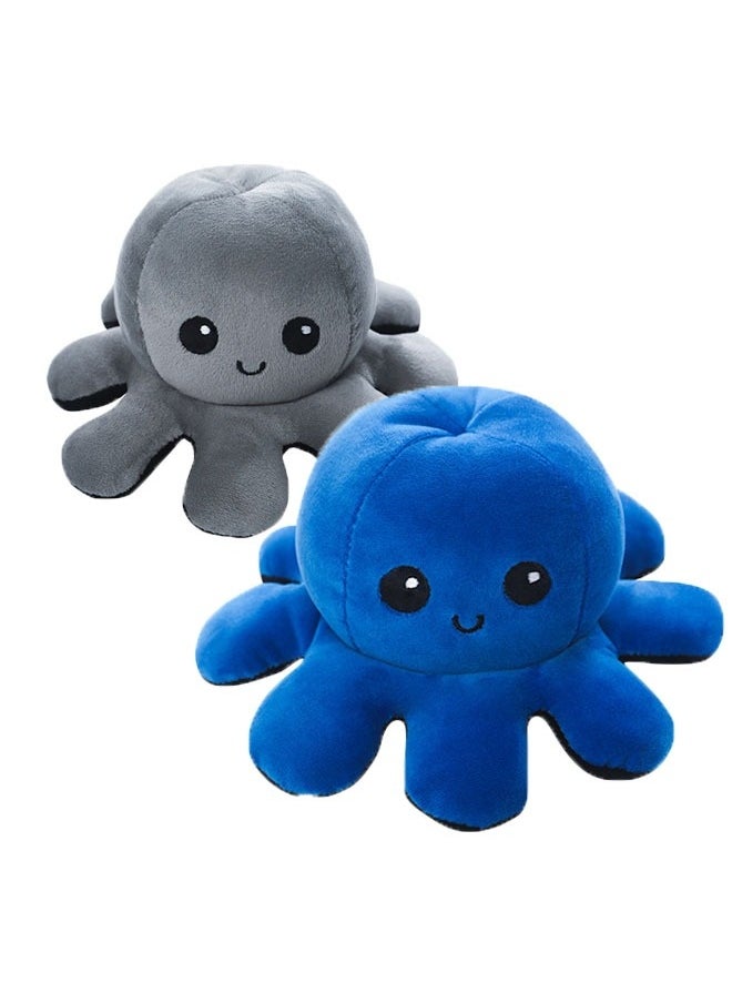 Flip Octopus, Flip Octopus: Octopus Plush Double-Sided Flip Doll, Octopus Doll