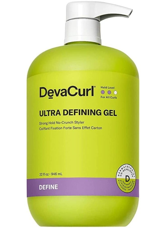Ultra Defining Gel Strong Hold No-Crunch Styler, Bright Breeze, 32 Fl. Oz.