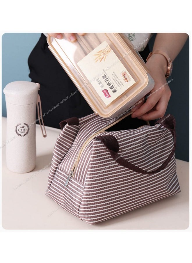 FunBlast Lunch BoXAnd Water Bottle With Lunch Bag-Wheat Straw Fiber Lunch Box/Tiffin Box, Lunch BoXFor Kids, Lunch Boxes For Office Men & Women, Lunch BoXWith Spoon And Chopsticks-1100 Ml, Multicolor