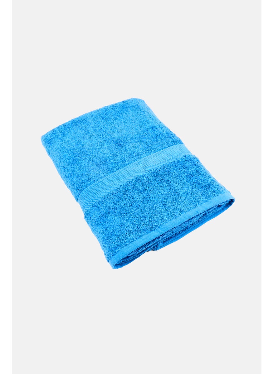 Textured Bath Towel, Blue