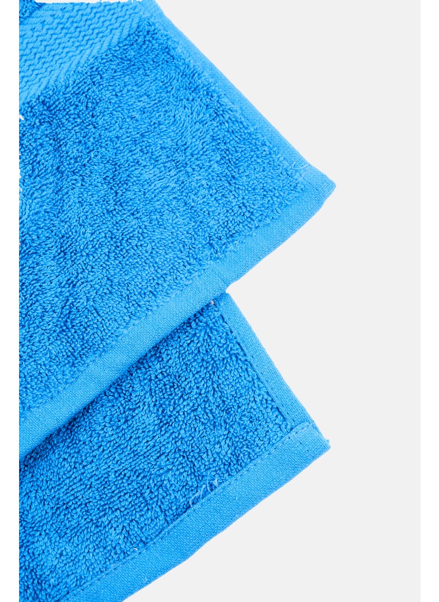 Textured Bath Towel, Blue