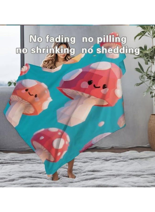 Children's or student cartoon flannel thin blanket (warm and comfortable, suitable for sleep, games) 100cm*150cm