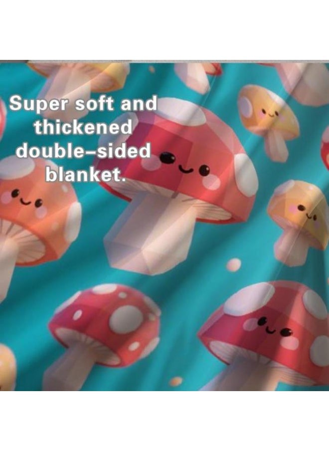 Children's or student cartoon flannel thin blanket (warm and comfortable, suitable for sleep, games) 100cm*150cm