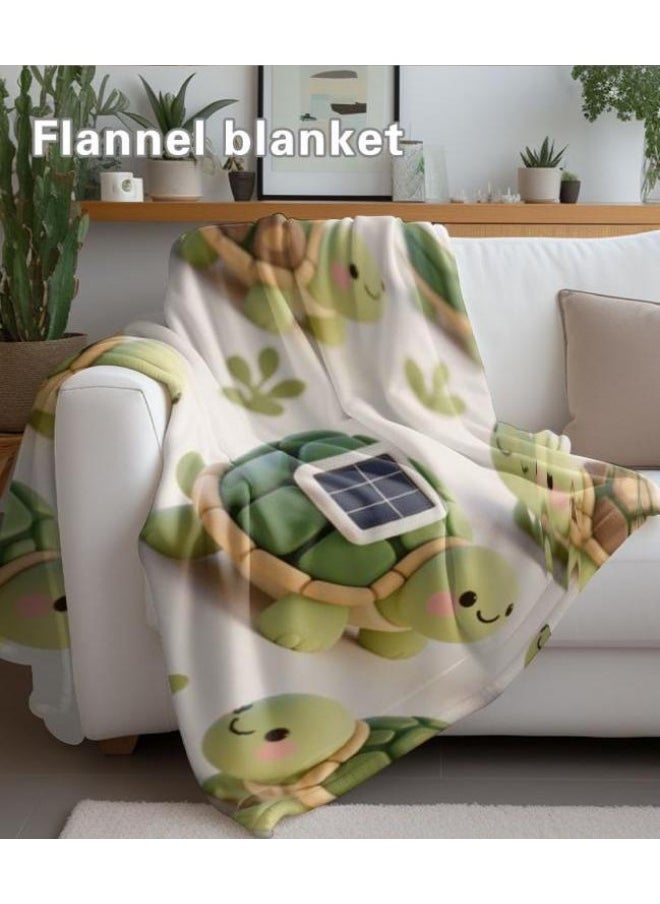 Children's or student cartoon flannel thin blanket (warm and comfortable, suitable for sleep, games) 100cm*150cm - 162