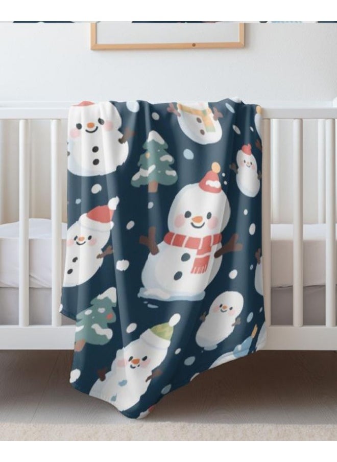 Children's or student cartoon flannel thin blanket (warm and comfortable, suitable for sleep, games) 100cm*150cm