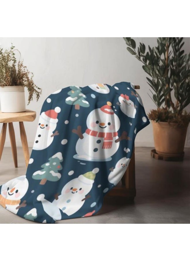 Children's or student cartoon flannel thin blanket (warm and comfortable, suitable for sleep, games) 100cm*150cm