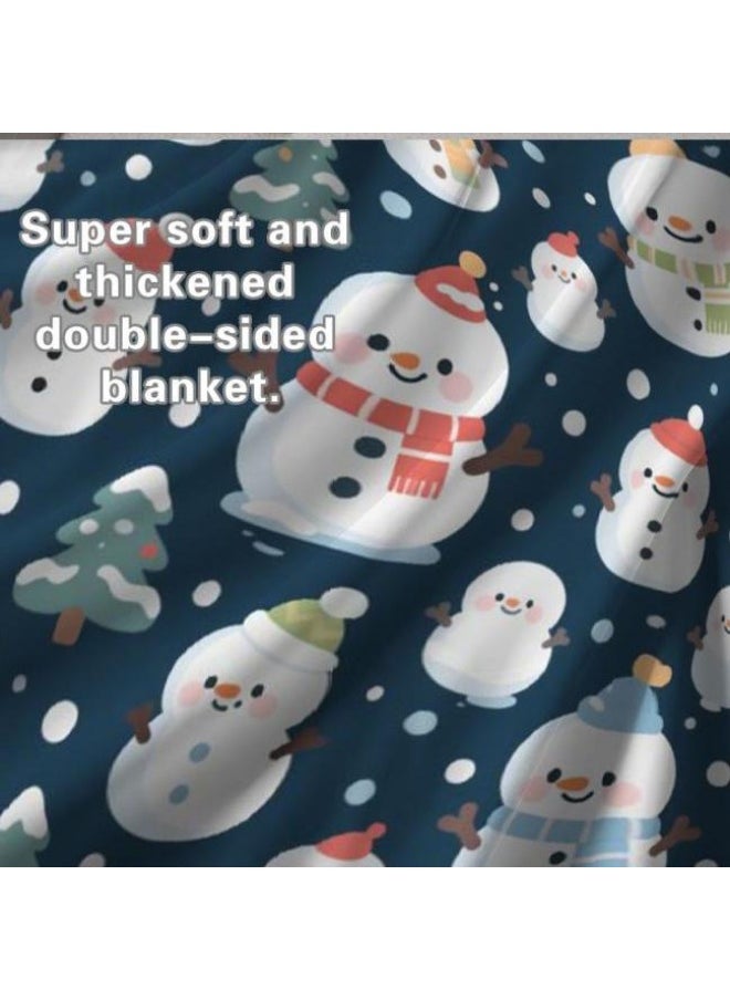 Children's or student cartoon flannel thin blanket (warm and comfortable, suitable for sleep, games) 100cm*150cm