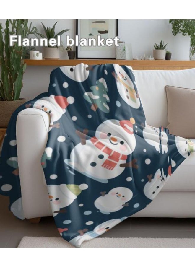 Children's or student cartoon flannel thin blanket (warm and comfortable, suitable for sleep, games) 100cm*150cm