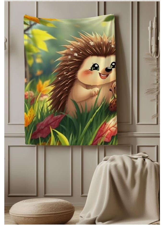 Children's or student cartoon flannel thin blanket (warm and comfortable, suitable for sleep, games) 100cm*150cm - 331