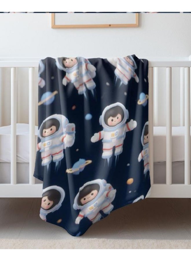 Children's or student cartoon flannel thin blanket (warm and comfortable, suitable for sleep, games) 100cm*150cm