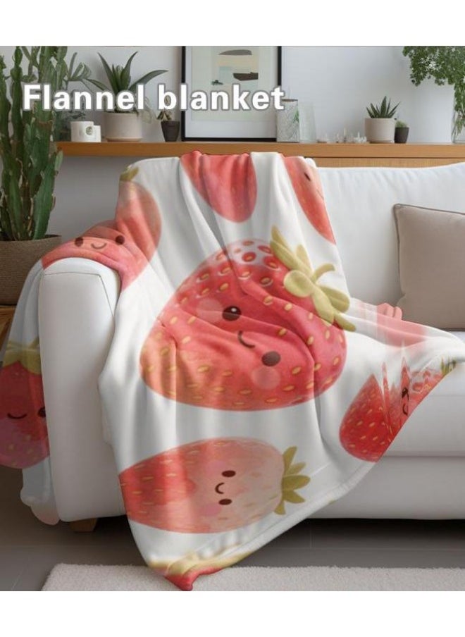 Children's or student cartoon flannel thin blanket (warm and comfortable, suitable for sleep, games) 100cm*150cm