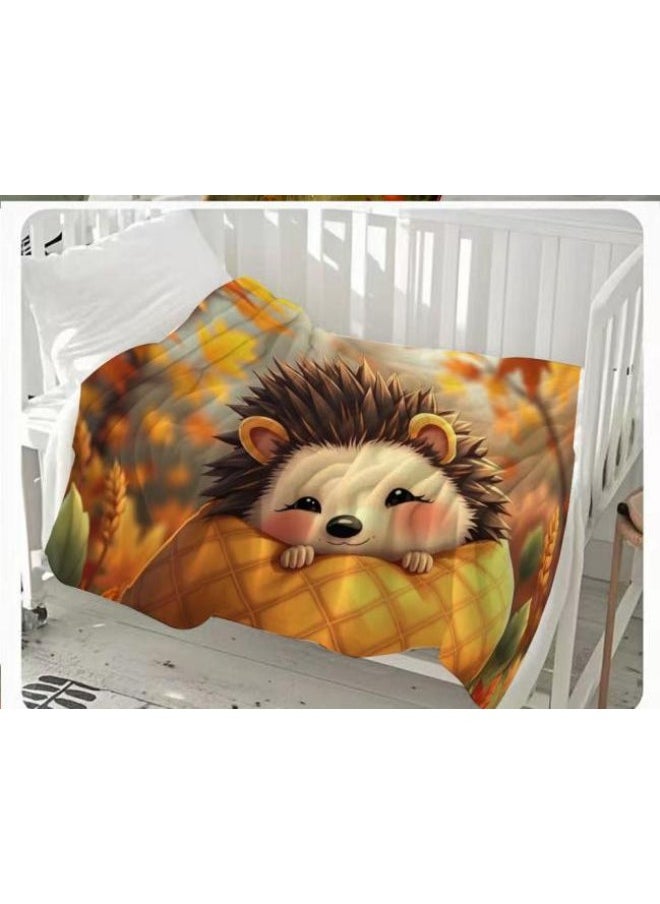 Children's or student cartoon flannel thin blanket (warm and comfortable, suitable for sleep, games) 100cm*150cm - 298