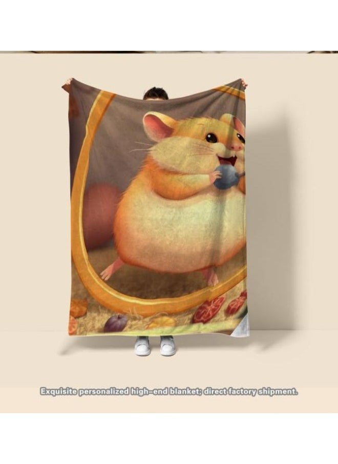 Children's or student cartoon flannel thin blanket (warm and comfortable, suitable for sleep, games) 100cm*150cm - 290