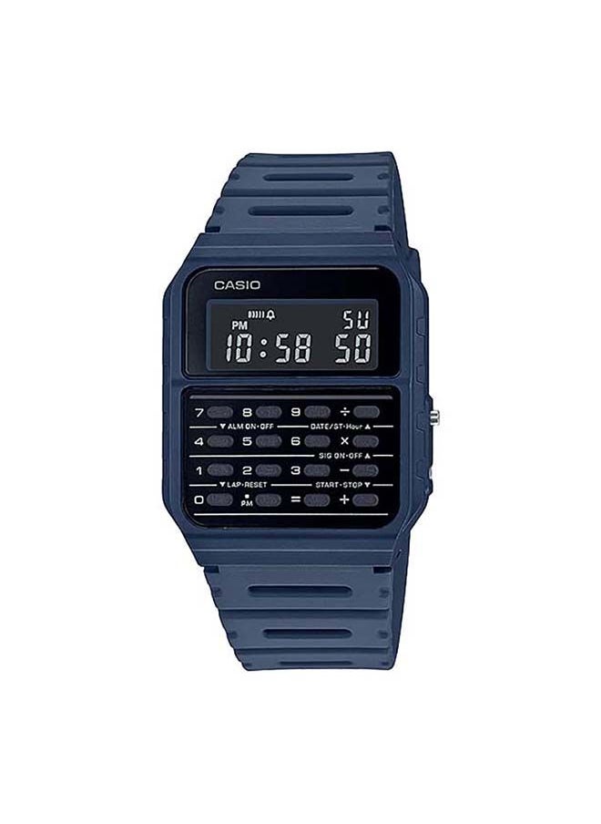 Digital Stainless Steel Wrist Watch CA-53WF-2B - 43mm - Blue
