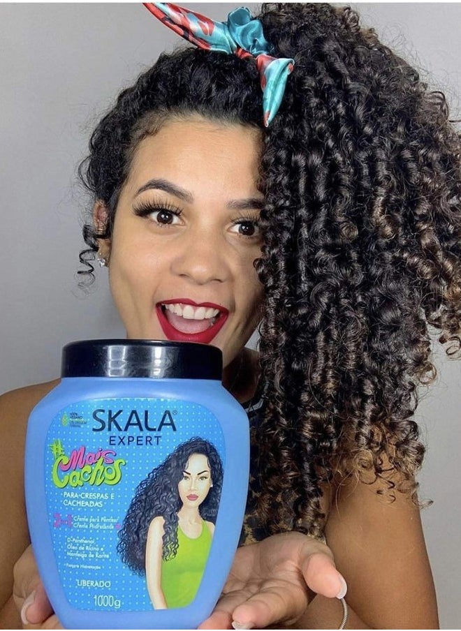 Hair Type 3ABC - Mais Cachos & Passion Fruit Combo - Hydrate Curls, Eliminate Frizz, For Curly Hair - 2-IN-1 Conditioning Treatment & Cream to Comb