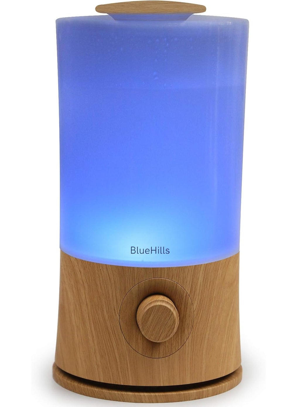 BlueHills Premium 2000 ML XL Large Essential Oil Diffuser Aromatherapy Humidifier for Large Room Home 40 Hour Run Huge Coverage Area 2 Liter Extra Large Capacity Huge Diffuser Wood Grain E005
