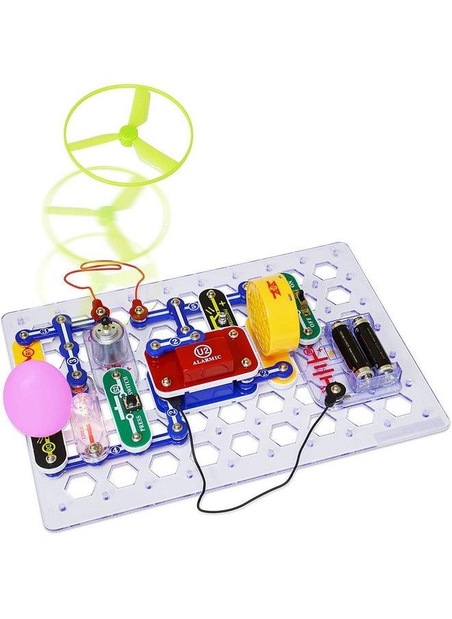 Snap Circuits Jr. Select SC-130 Electronics Exploration Kit | Over 130 Projects | Full Color Project Manual | 30+ Parts | STEM Educational Toys for Kids 8+