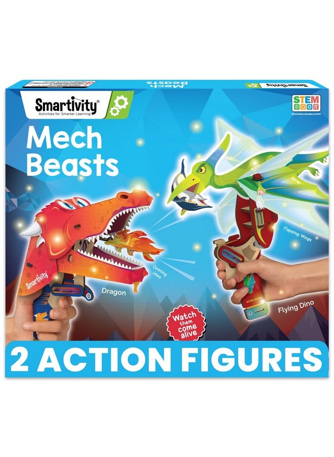 Smartivity 2in1 Animals I Dragon & Flying Dinosaur I Toys for Kids 6-12 Years Old | Birthday Gifts for Boys & Girls| DIY Science Toy for Kids 6,7,8,9,10,11,12 I STEM Educational Game