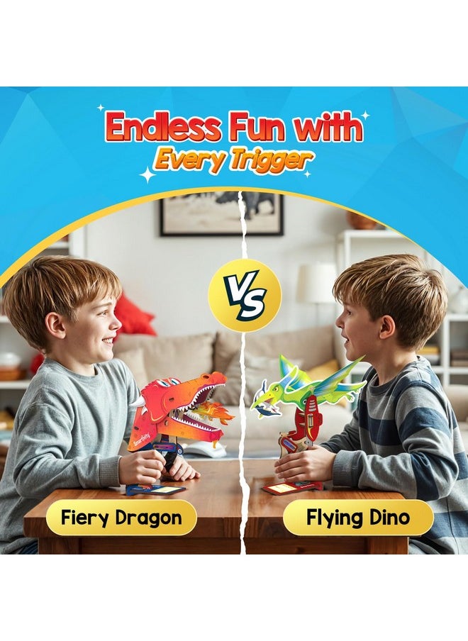 Smartivity 2in1 Animals I Dragon & Flying Dinosaur I Toys for Kids 6-12 Years Old | Birthday Gifts for Boys & Girls| DIY Science Toy for Kids 6,7,8,9,10,11,12 I STEM Educational Game