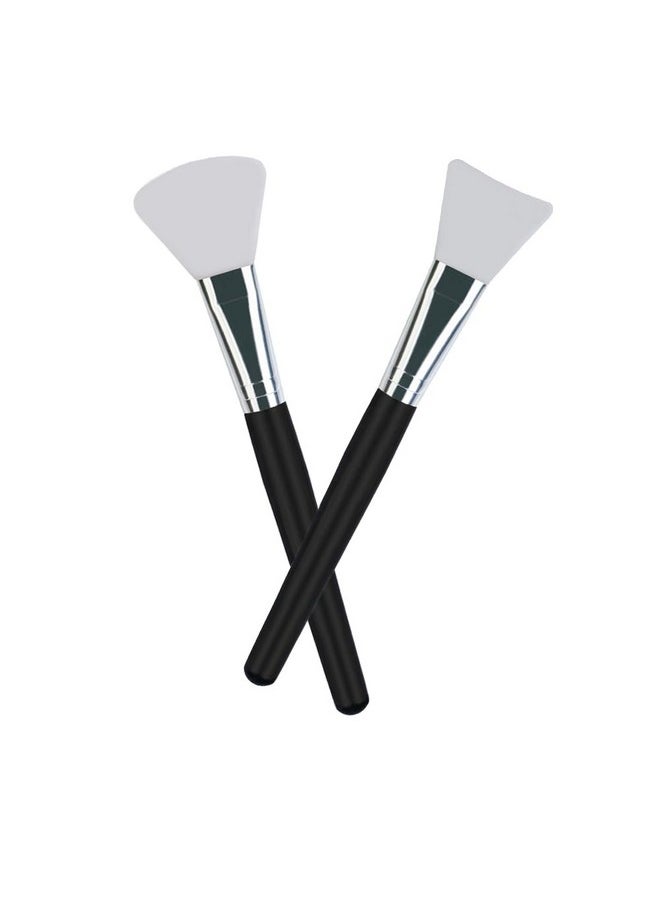 LORMAY 2 Pcs Silicone Face Mask Brush Applicator for Facial Mud, Clay Mask, DIY, Modeling Mask, Body Lotion, and BB CC Cream