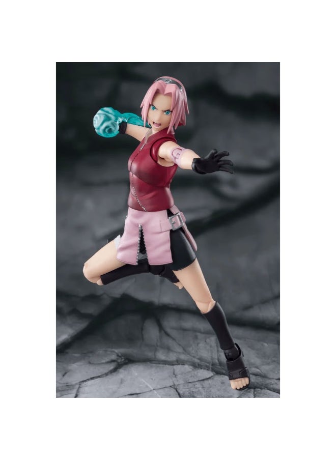 S.H.Figuarts Naruto Shippuden - Sakura Haruno Action Figure By Bandai Tamashii