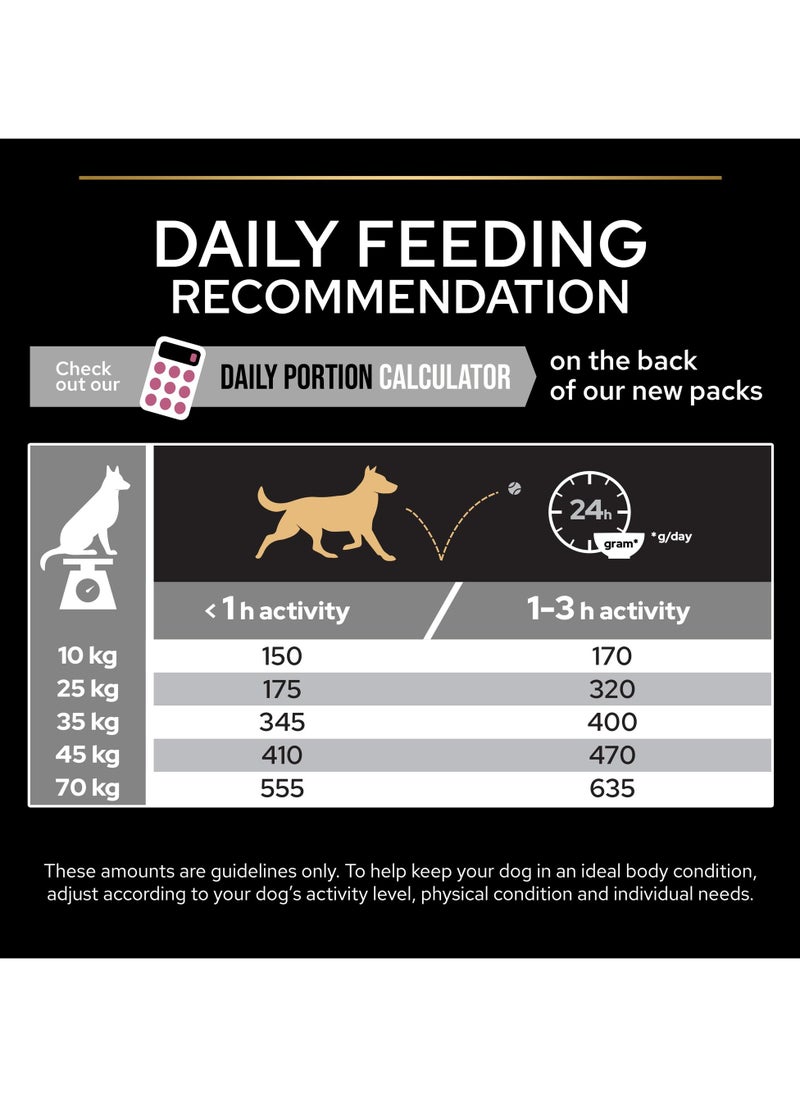 Sensitive Skin Medium and Large Senior 7+, Dry Dog Food with Salmon 3kg