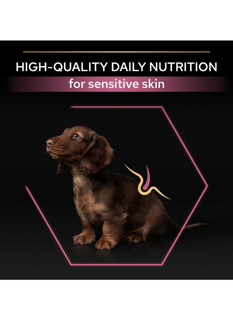 Small and Mini Puppy Sensitive Skin, Dry Dog Food with Salmon 3kg