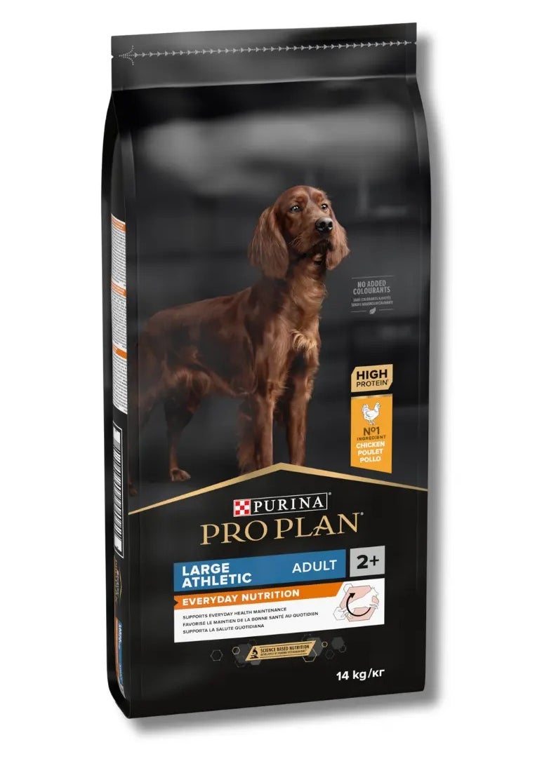 PURINA PRO PLAN EVERYDAY NUTRITION LARGE ATHLETIC ADULT WITH  CHICKEN DRY FOOD 14 KG