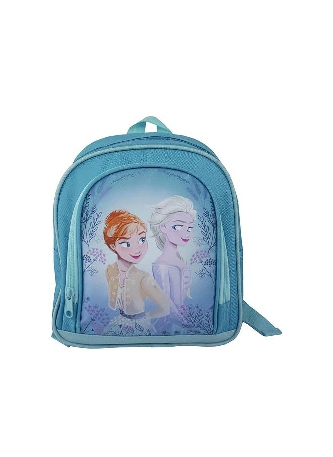 Vanilla Underground Disney Frozen Queen Elsa and Princess Anna Girls Backpack Blue, One Size