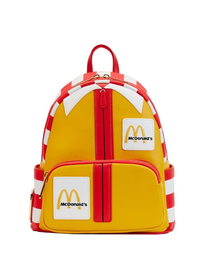 Loungefly! Leather: Mcdonalds Ronald Cosplay Mini Backpack