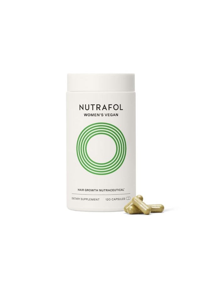 Women's Hair Growth Supplements, For Women 18-44 Years Old, Clinically Tested for Visibly Thicker, Stronger Hair, 100% Vegan Ingredients, Dermatologist Recommended - 1 Month Supply