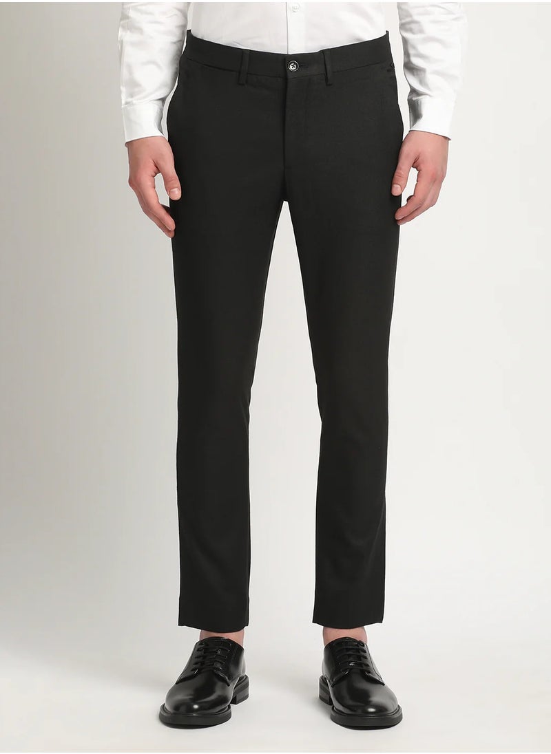 Men's Formal Trousers Classic Pants for Office Meetings Business Travel and Everyday Formal Wear Comfortable and StylishShort Sleeve