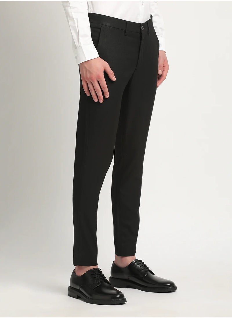 Men's Formal Trousers Classic Pants for Office Meetings Business Travel and Everyday Formal Wear Comfortable and StylishShort Sleeve