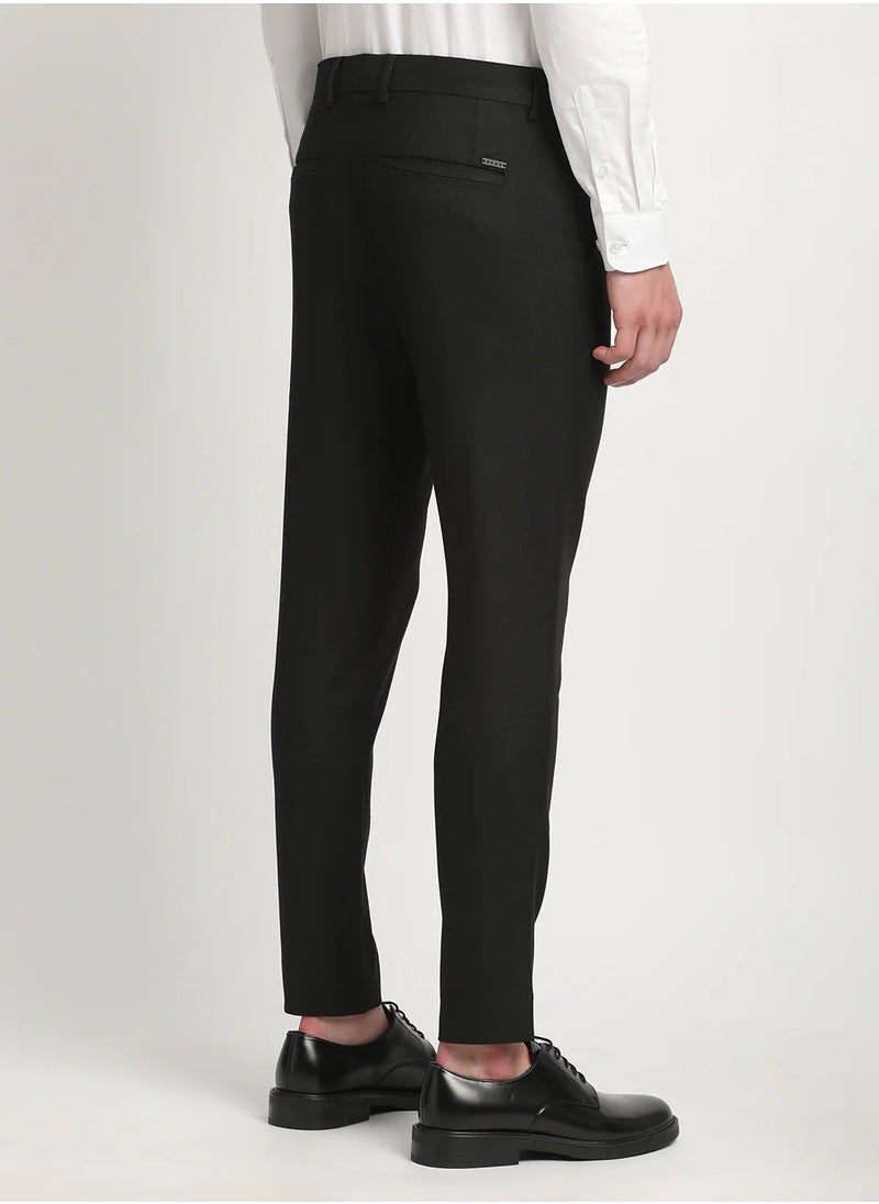 Men's Formal Trousers Classic Pants for Office Meetings Business Travel and Everyday Formal Wear Comfortable and StylishShort Sleeve