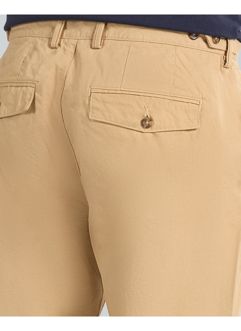 Regular Fit Tapered Canvas Chinos