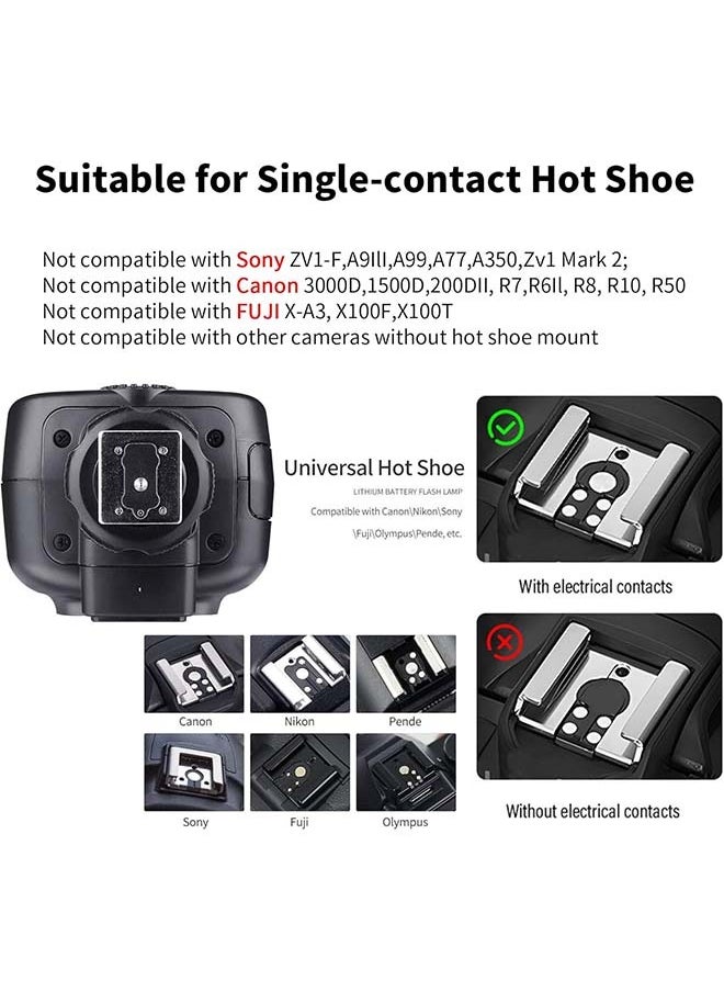 GODOX TT520 III Camera Flash Universal Speedlite with RT Wireless Trigger Transmitter for Sony Canon Nikon Pentax Olympus Fuji Panasonic DSLR Cameras with Hot Shoe