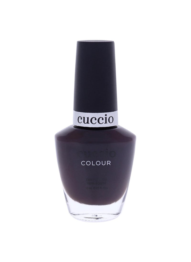 Cuccio Colour Nail Polish - French Pressed For Time - Nail Lacquer for Manicures & Pedicures, Full Coverage - Quick Drying, Long Lasting, High Shine - Cruelty, Gluten, Formaldehyde & 10 No - 0.43 oz