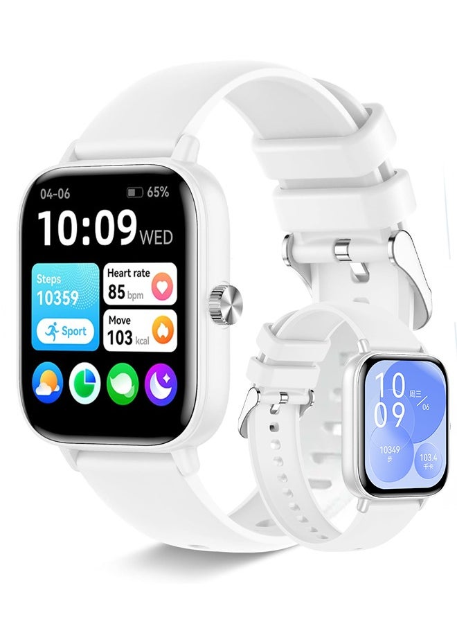 Men/Women Bluetooth Smartwatch, 1.83-Inch High Definition Large Screen Full Screen Touch, Ultra Thin Body, 100+ Sports Modes, Wireless Answering/Making Calls, Multi Dimensional Health Monitoring, Smart Bracelet RT i128