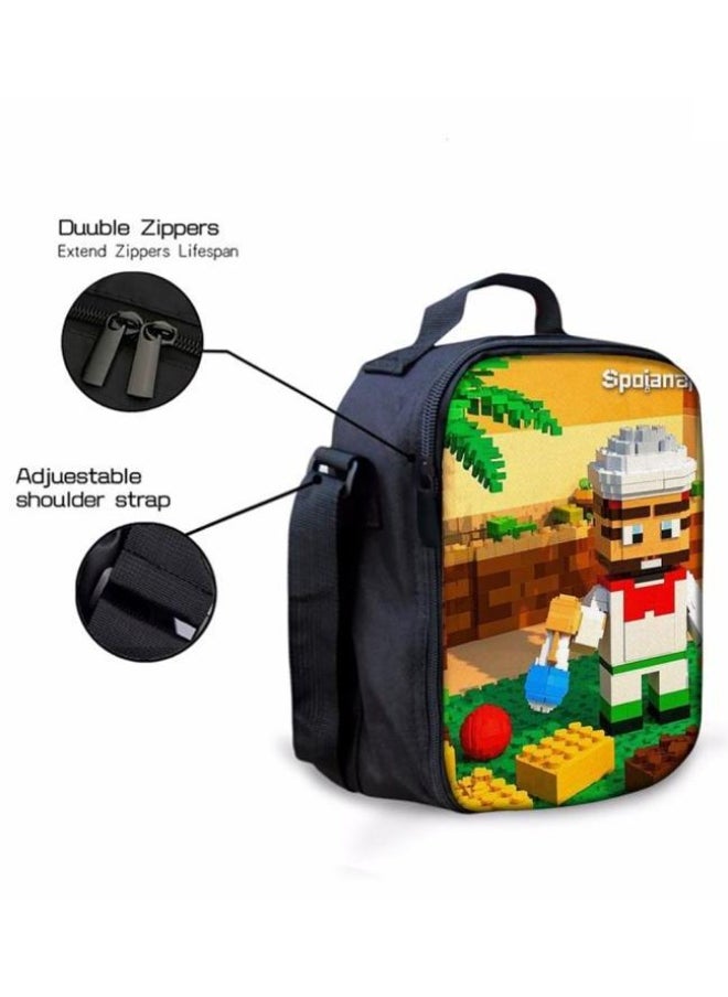 The latest universal cartoon new three-piece schoolbag (for students, teenagers, children)