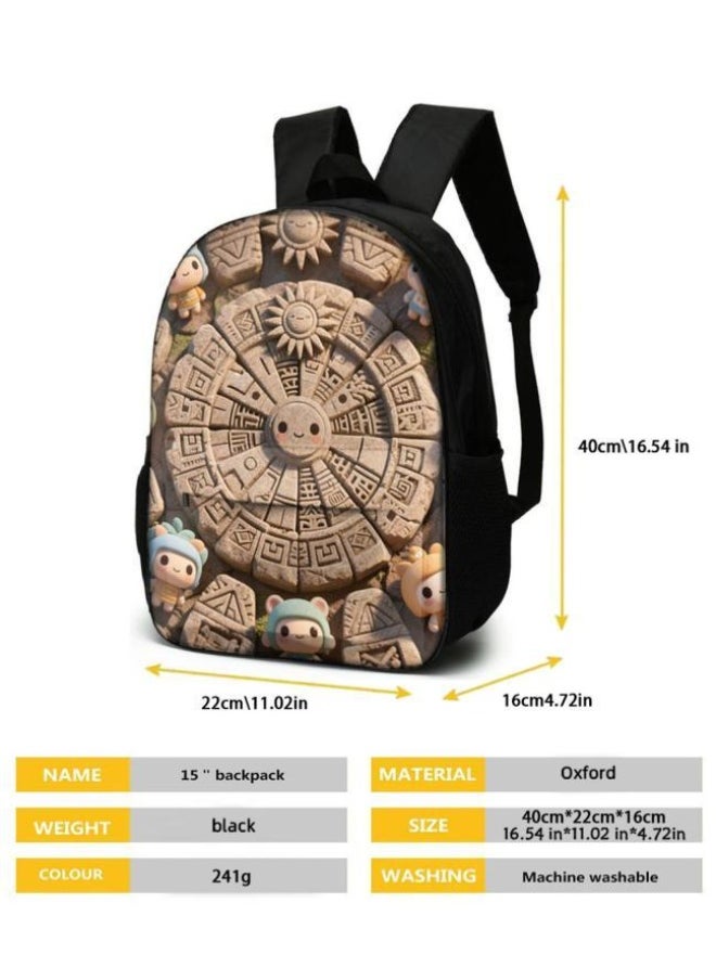 [Super new special offer] Cartoon theme bag three-piece set | double-shoulder + hand-held + storage pen bag | gift self-use good-looking - 1104