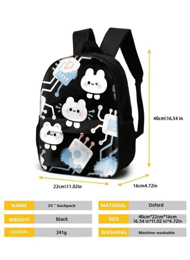 [Super new special offer] Cartoon theme bag three-piece set | double-shoulder + hand-held + storage pen bag | gift self-use good-looking - 1134