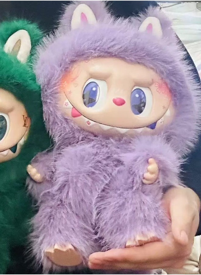 38cm THE MONSTERS Labubu Plush Toys Doll Cherub Zimomo Version for Kids Adults Boy Girls Soft Plush Birthday Gifts for Children