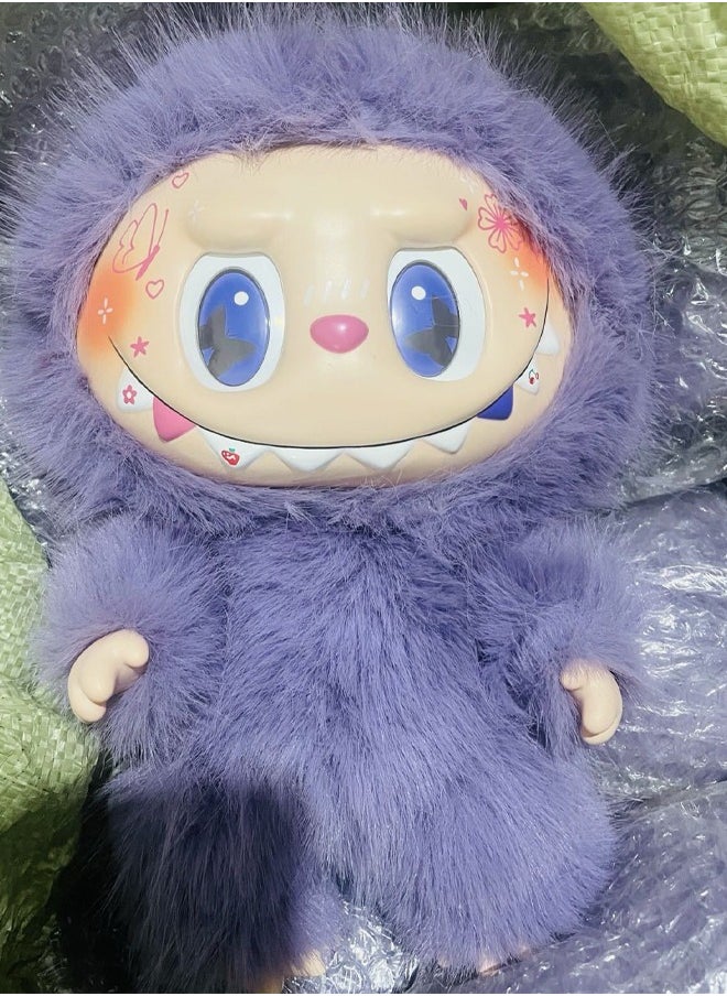 38cm THE MONSTERS Labubu Plush Toys Doll Cherub Zimomo Version for Kids Adults Boy Girls Soft Plush Birthday Gifts for Children