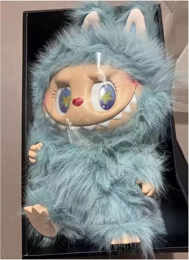 38cm THE MONSTERS Labubu Plush Toys Doll Cherub Zimomo Version for Kids Adults Boy Girls Soft Plush Birthday Gifts for Children