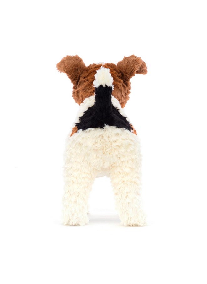 Jellycat Hector Fox Terrier Dog Stuffed Animal, 9.5 inches | Dogs and Puppies Plush Toy | Classic Children's Gift