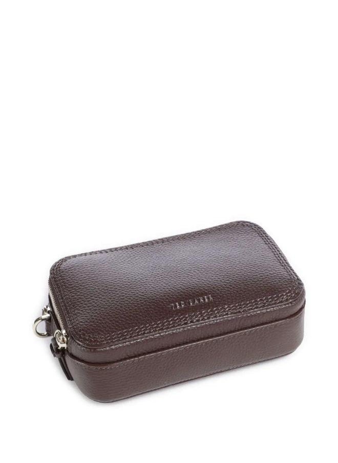 WILLSA Mini Webbing Leather Crossbody Bag